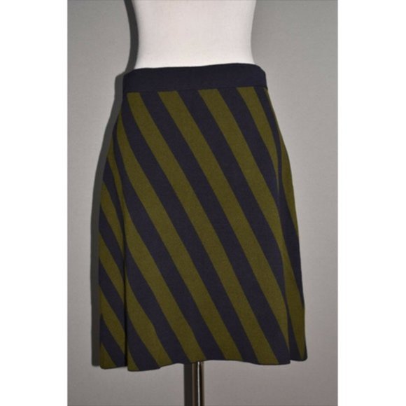 Ann Taylor XL  Striped Jacquard Sweater Skirt NWT - Picture 4 of 6